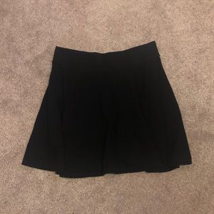 medium sized black skater skirt